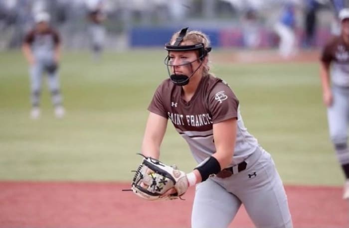 St. Francis-Mountain View pitcher Shannon Keighran courtesy of Keighran family March 2023032820233172